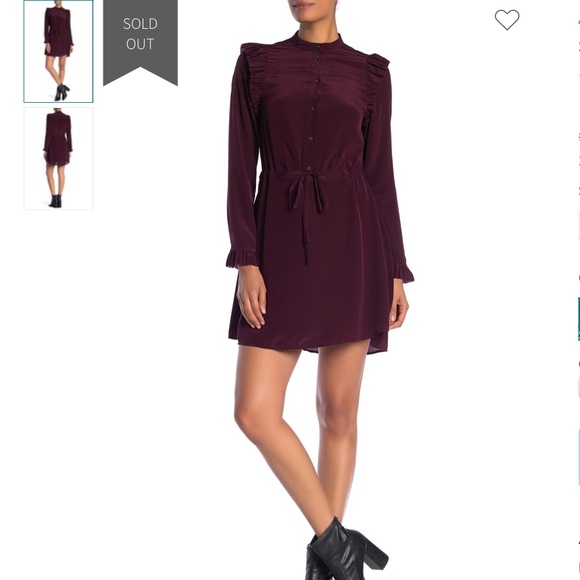 AllSaints Sora Shirt Dress - Picture 1 of 5